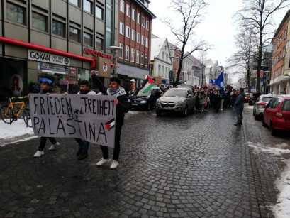 Der Demonstrationszug